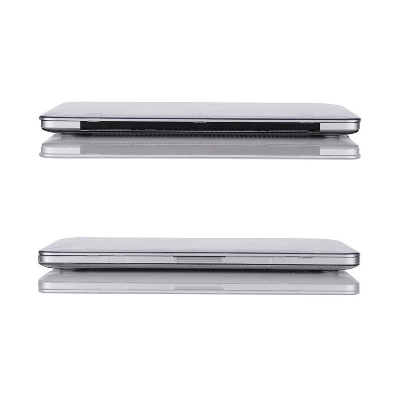 RUBAN Case Compatible with MacBook Pro 13 inch 2015 2014 2013 2012 (A1502 & A1425 Models), Plastic Hard Shell Case & Keyboard Cover for Old Version MacBook Pro Retina 13 Inch, Clear - Image 4